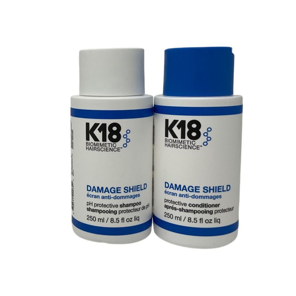 K 18 DAMAGE SHIELD pH Protective Shampoo 8.5 oz & Conditioner 8.5 oz Combo Pack
